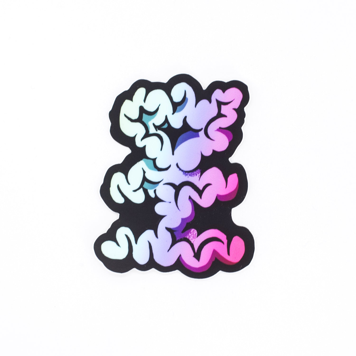 DH Brain Vinyl Sticker