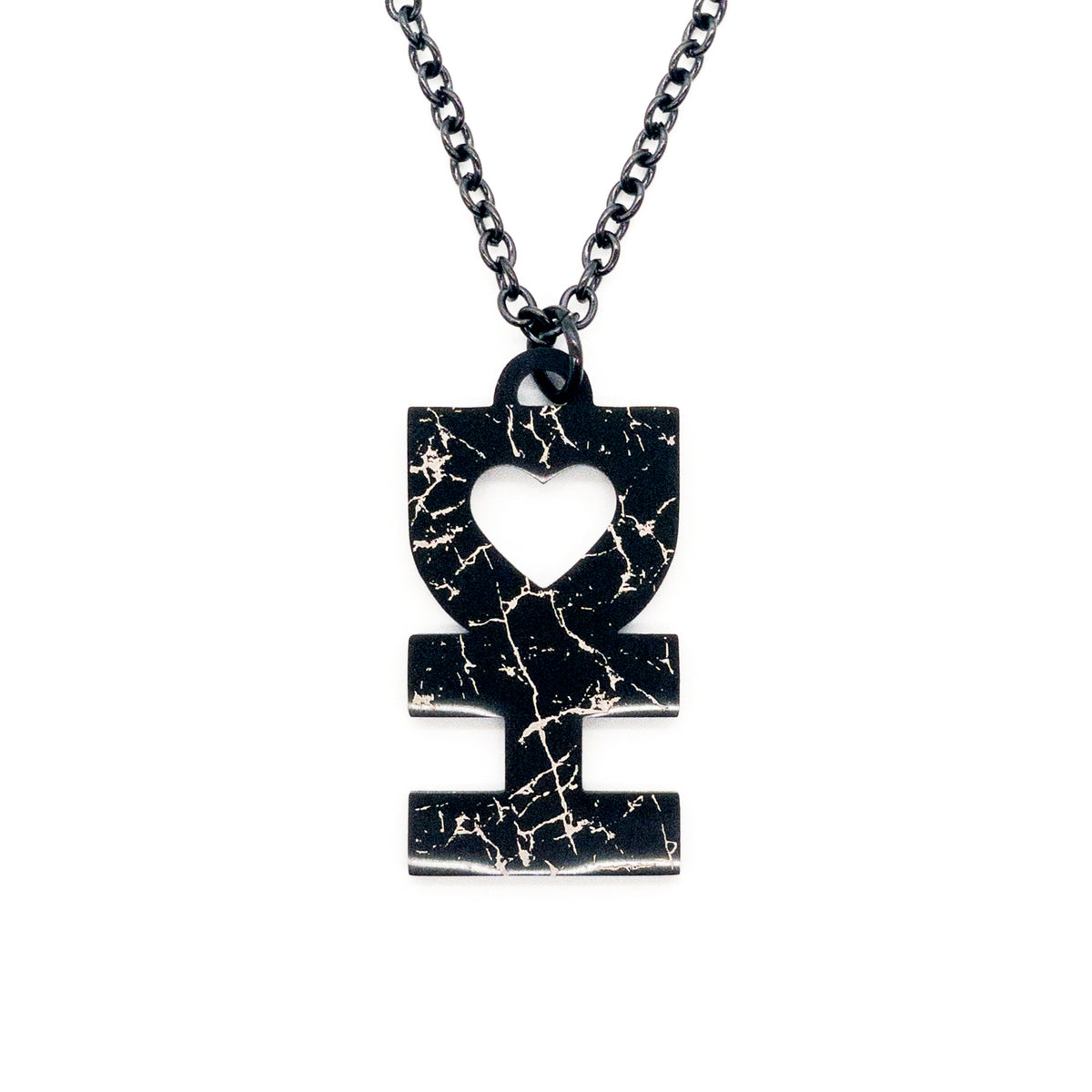 DH MAN NECKLACE IN MARBLE