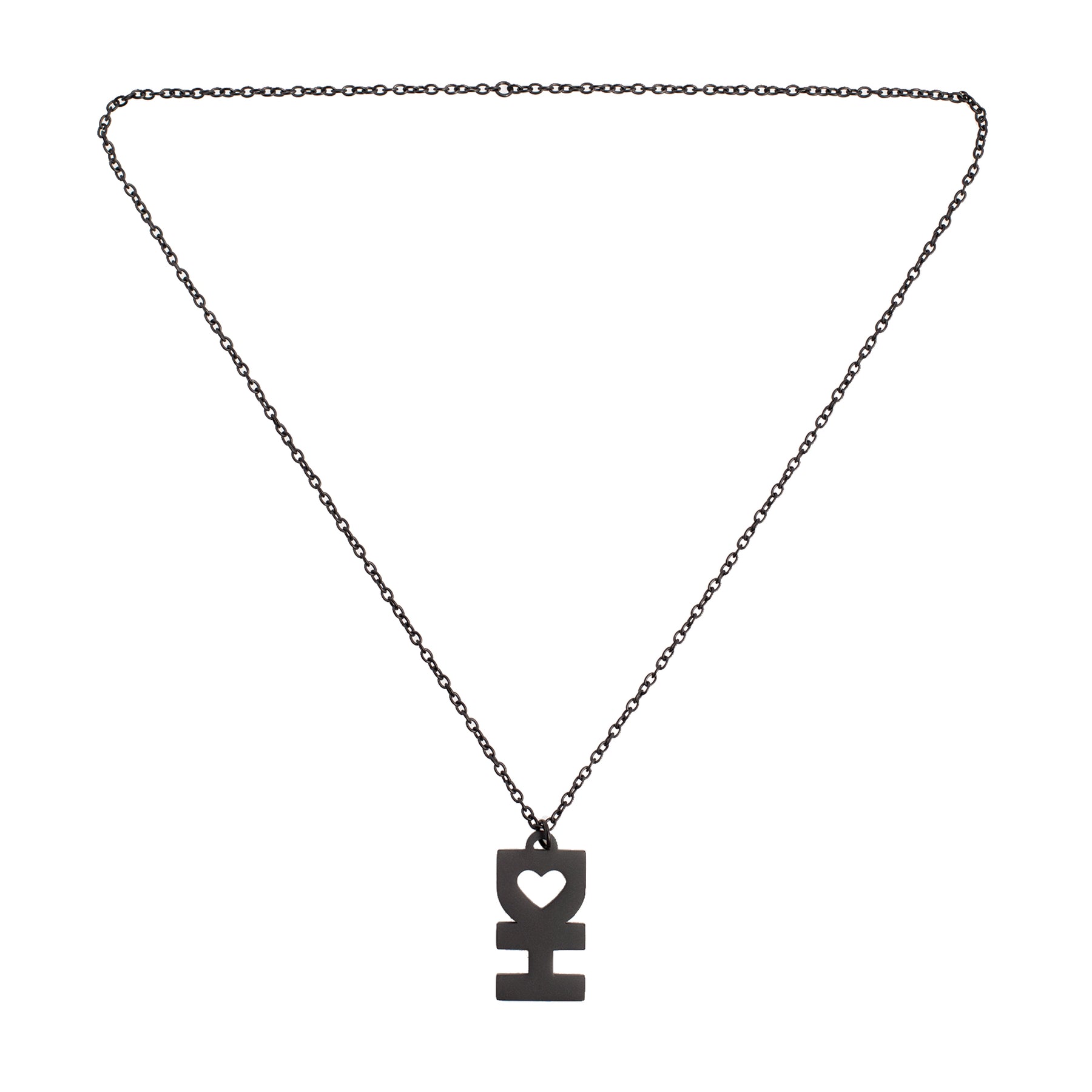 DH Flat Black Necklace
