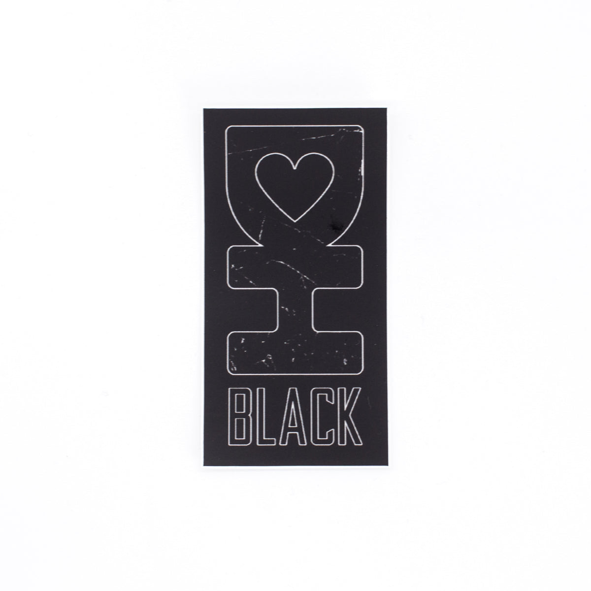 Desert Hearts Black Vinyl Sticker
